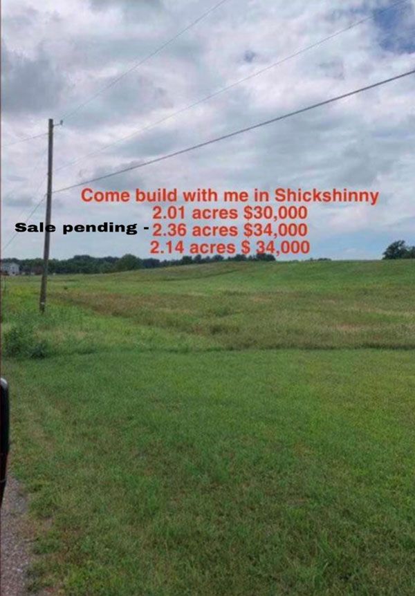 Lots for Sale ad