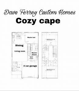 Cozy Cape floorplan